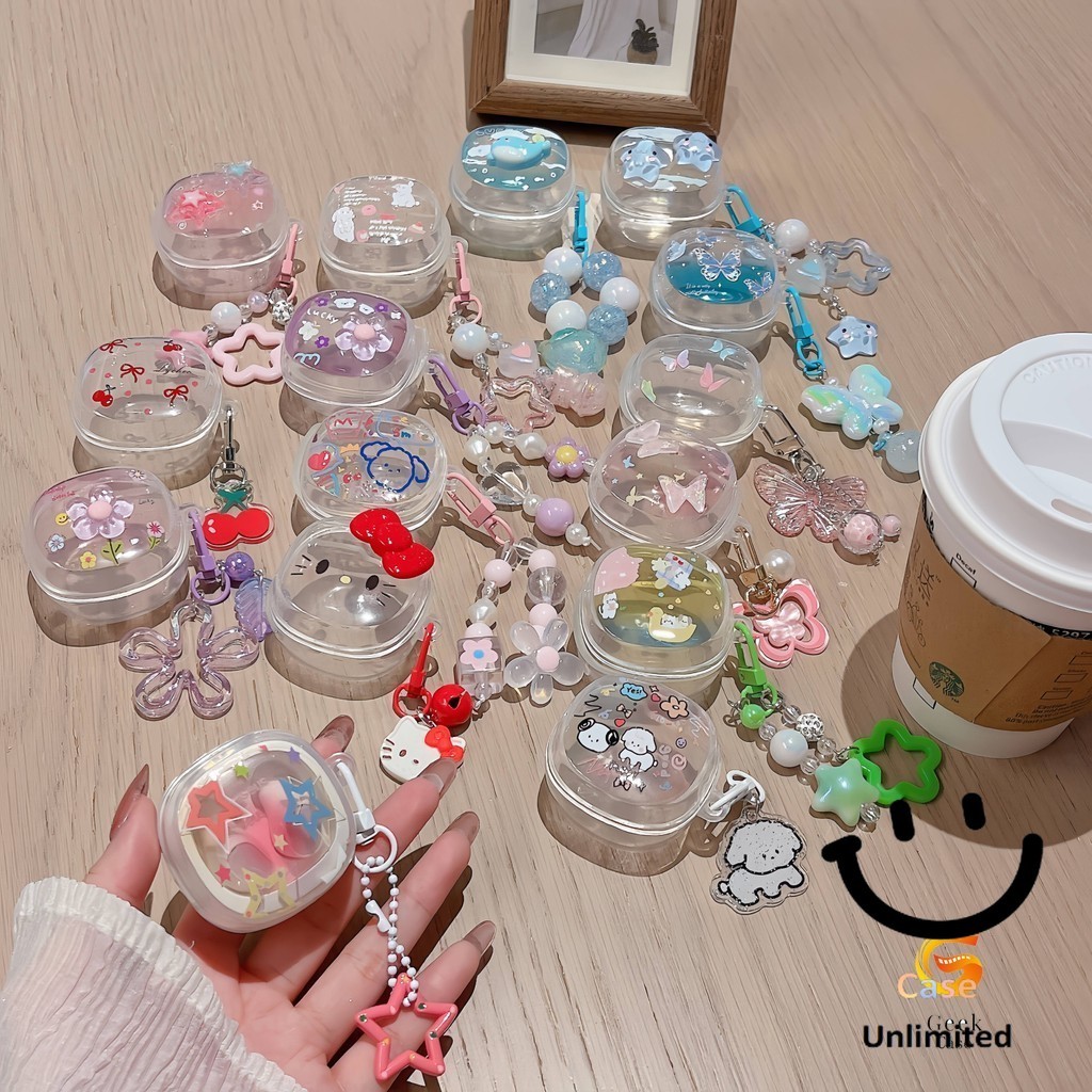 สําหรับ Baseus Bowie WM01 WM02 เคส Case หูฟังบุคลิกภาพ whale ลูกสุนัขดอกไม้ star ผีเสื้อ motif