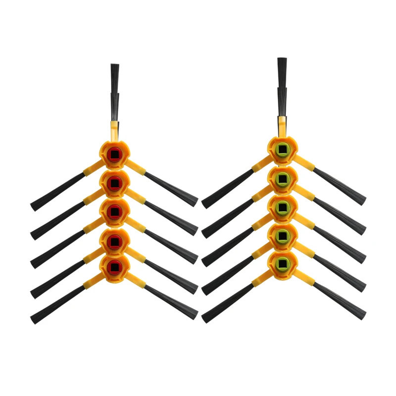 10pcs เครื่องดูดฝุ่นแปรงด้านข้างสําหรับ Ecovacs DEEBOT N78 M85 M88 M80 Pro M81 R95 SLIM2 D36A DA611 