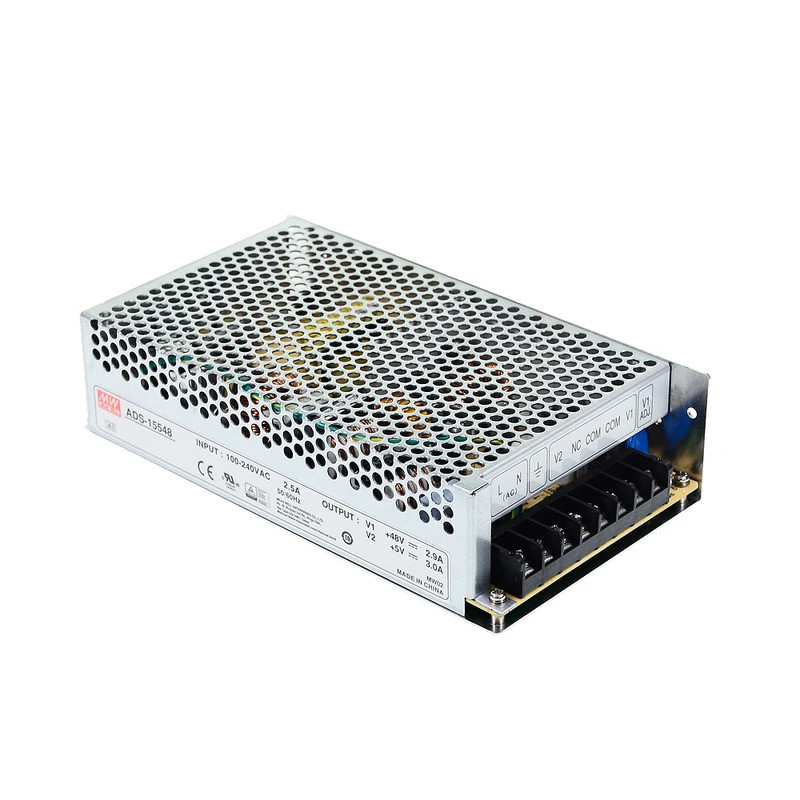 Original Mean Well ADS-1554 meanwell Security Series 48V 5V 154.2W เอาต์พุตเดี่ยว wtih 5V 3A DC/DC C