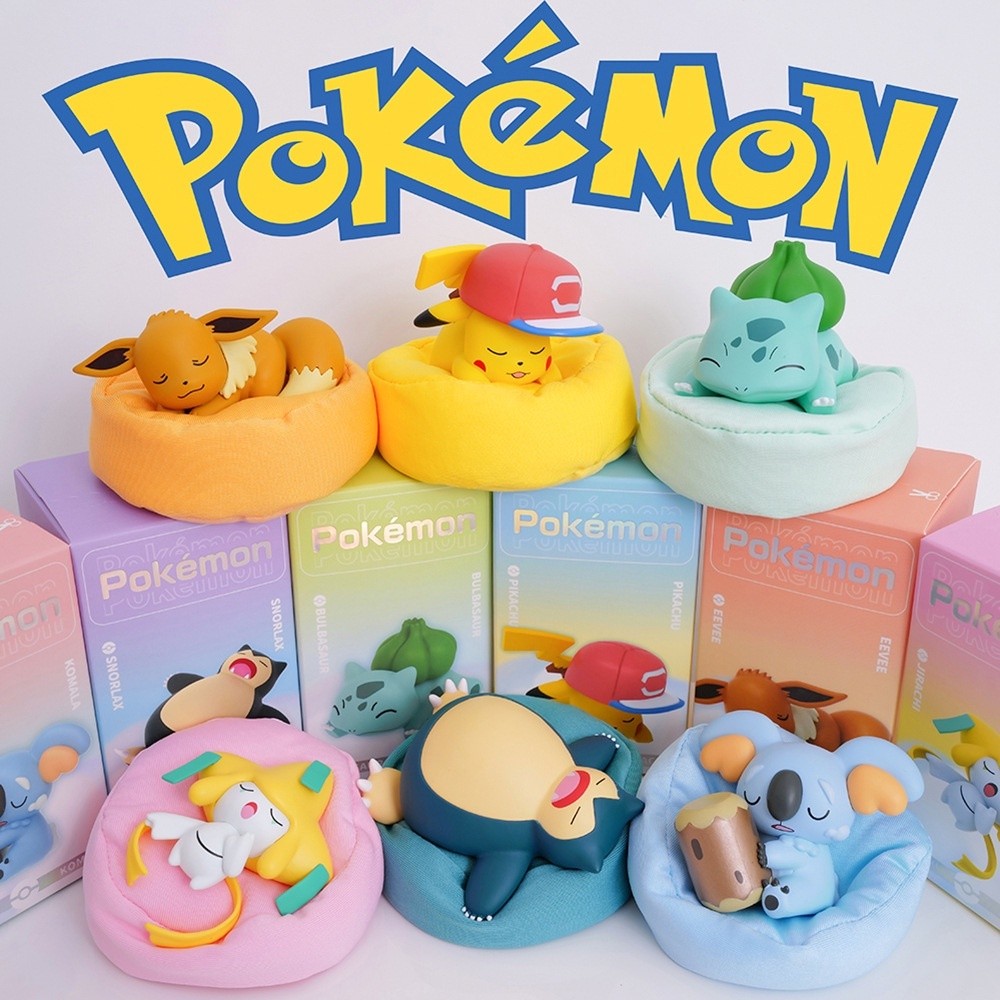ของแท้ ตุ๊กตาฟิกเกอร์ Pokemon Pikachu Bulbasaur Eevee Snorlax figure💥พร้อมส่งในไทย💥