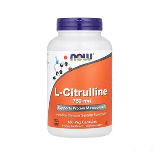 [พร้อมจัดส่ง] L-CITRULLINE 750 mg Now Foods 90 V Cap