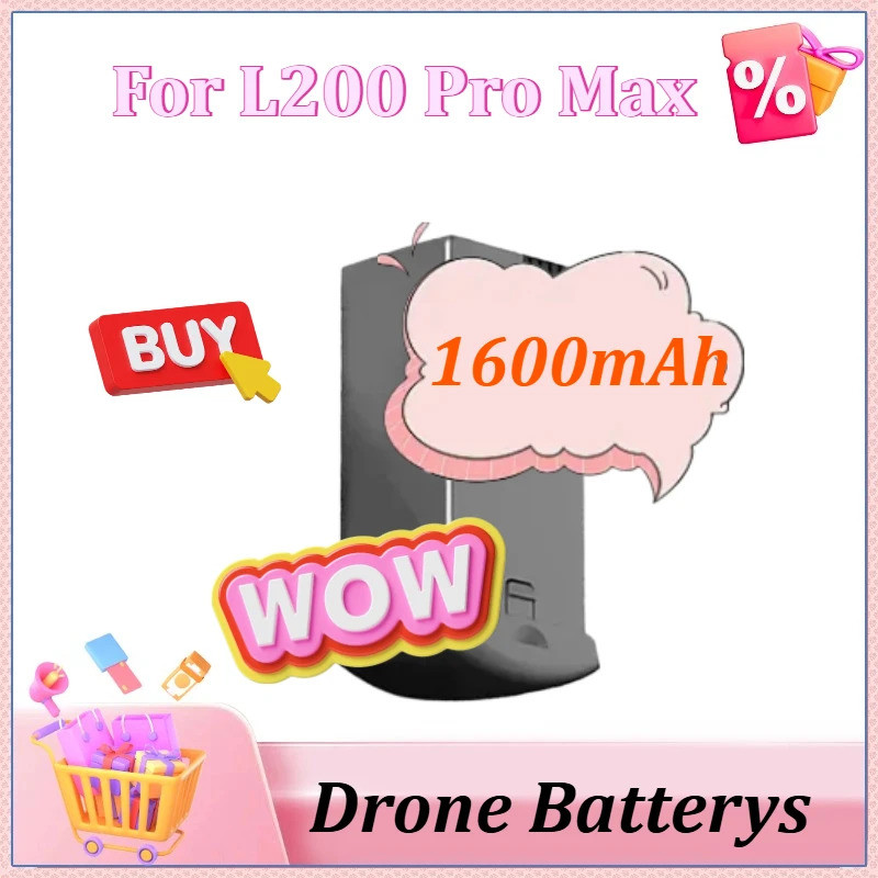 7.4V 1600mAh อัพเกรด L200 Pro Max Mini Drone แบตเตอรี่ L200 แบตเตอรี่สําหรับ L200 Lipo แบตเตอรี่ Qua