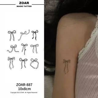 !!ส่งจากไทย!! แทททูสมุนไพรกันน้ำ ลายดาว น่ารัก ผู้หญิง ดอกไม้ กราฟฟิตี้ สมจริง ติดทน อยู่ได้นาน 2 สัปดาห์ ZOAR-887