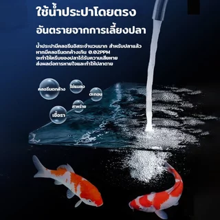 เครื่องกรองคลอรีนตู้ปลา กรองน้ำประปา ต่อก๊อกน้ำ ไส้กรองเปลี่ยนได้ ปลอดภัยสำหรับปลาและกุ้ง