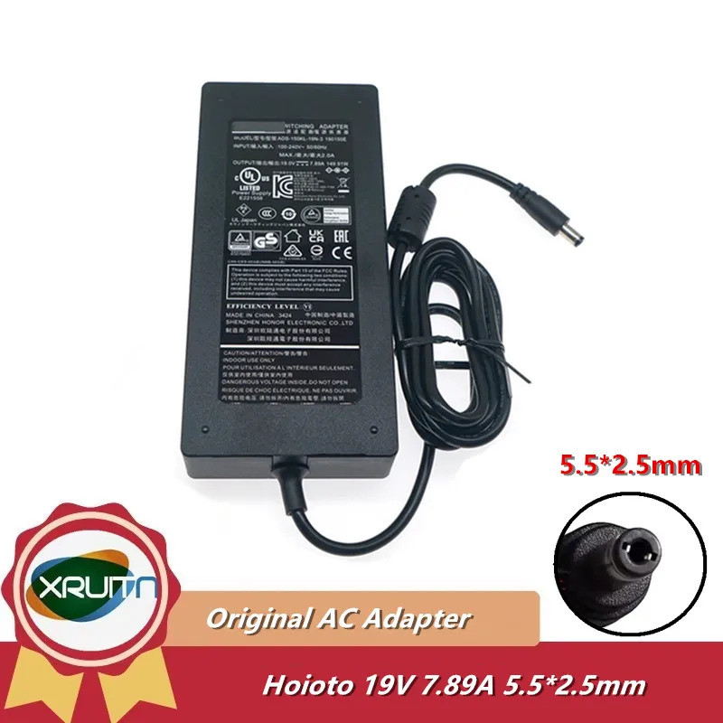 Original OEM Hoioto 19V 7.89A 150W AC Adapter Charger สําหรับ MSI MPG 275CQRXF โค้ง Monitor แหล่งจ่า