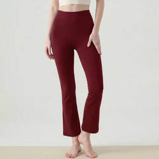 Airactive Leisure Casual Lycra Yoga Sports Pants Flared Pants Cool Fabric High Waist Hip-lifting Cropped Pants