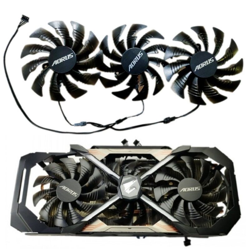 Gigabyte AORUS GTX 1070 1080 1080Ti 8G 11G แกะสลักขนาดใหญ่แกะสลักขนาดเล็กพัดลมกราฟิกใหม่เอี่ยม