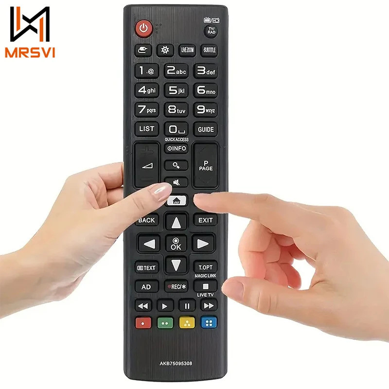 ลูกชายรีโมทคอนโทรลสากล75095308 คุณภาพสูง ABS สําหรับ LG สมาร์ททีวี 32LJ610V 43UJ634V 49UJ634V 55UJ63