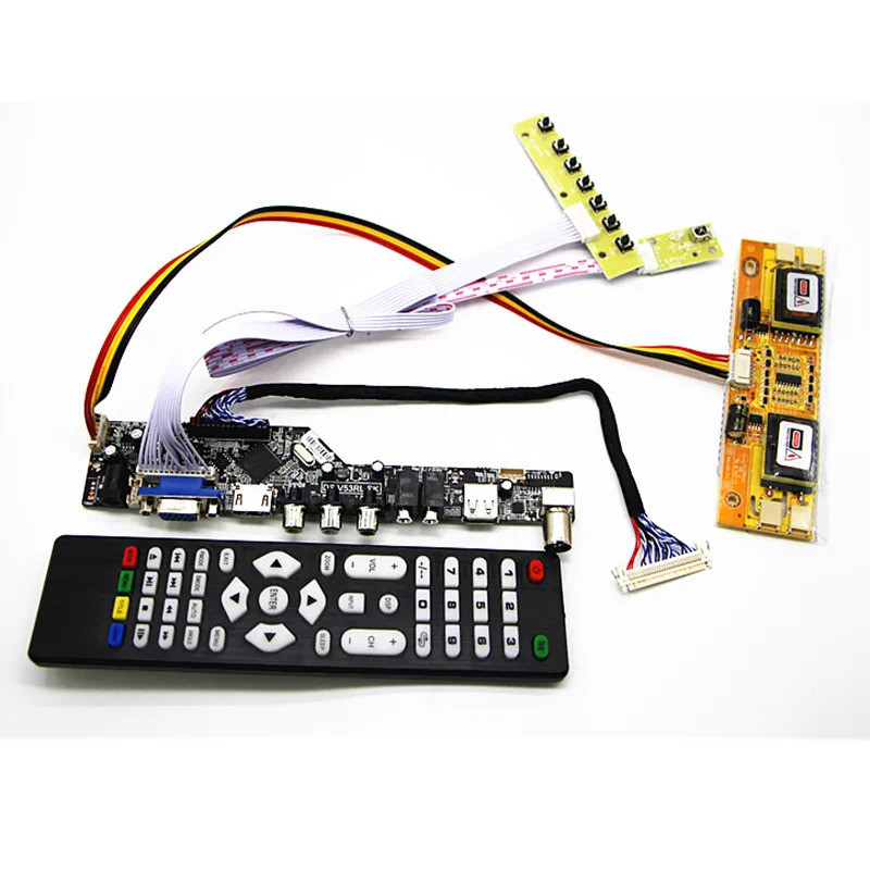 TV + HDMI + VGA + AV + USB + AUDIO TV LCD driver board 22" LTM220M1-L01 M220Z1-L03 1680*1050 LCD con