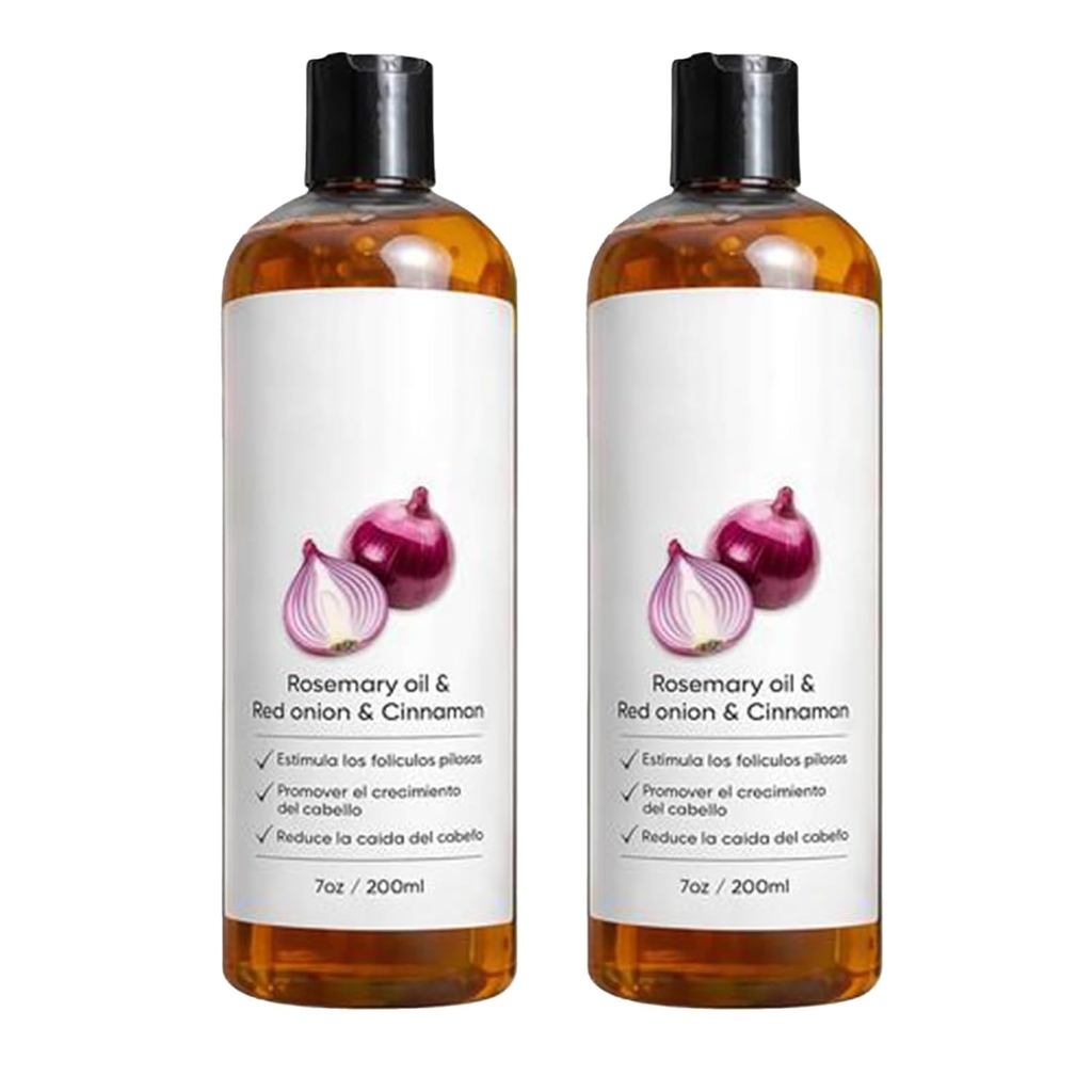 Onion Rosemary Biotin Shampoo, 2 x 200 ml Red Onion Rosemary Biotin Shampoo, Natural Onion Rosemary 
