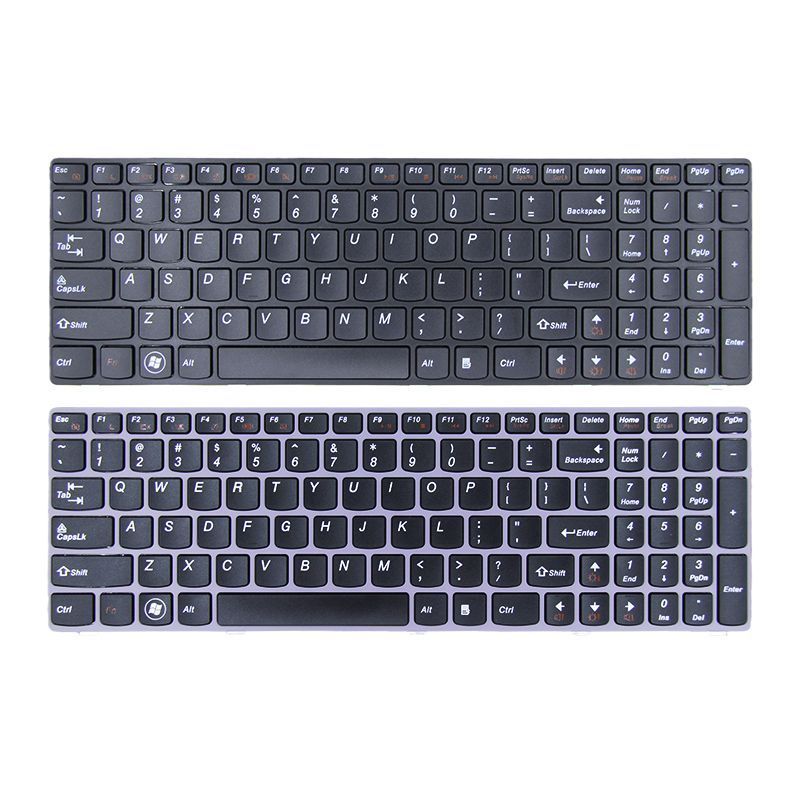 เหมาะสำหรับ Lenovo Y570 A Y570D Y570NT Y570P Y570I Y570N Y570I7 คีย์บอร์ด