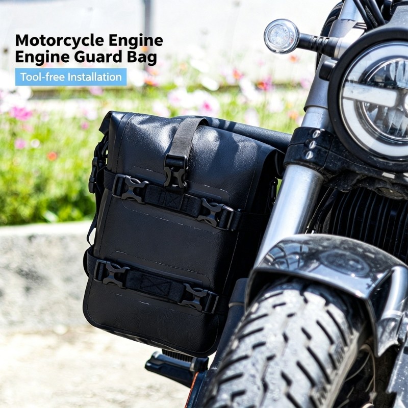 EV Density Water Resistance Motorcycle Storage Bag พร้อมกระเป๋าหลายตัวสําหรับเครื่องมือและเกียร์