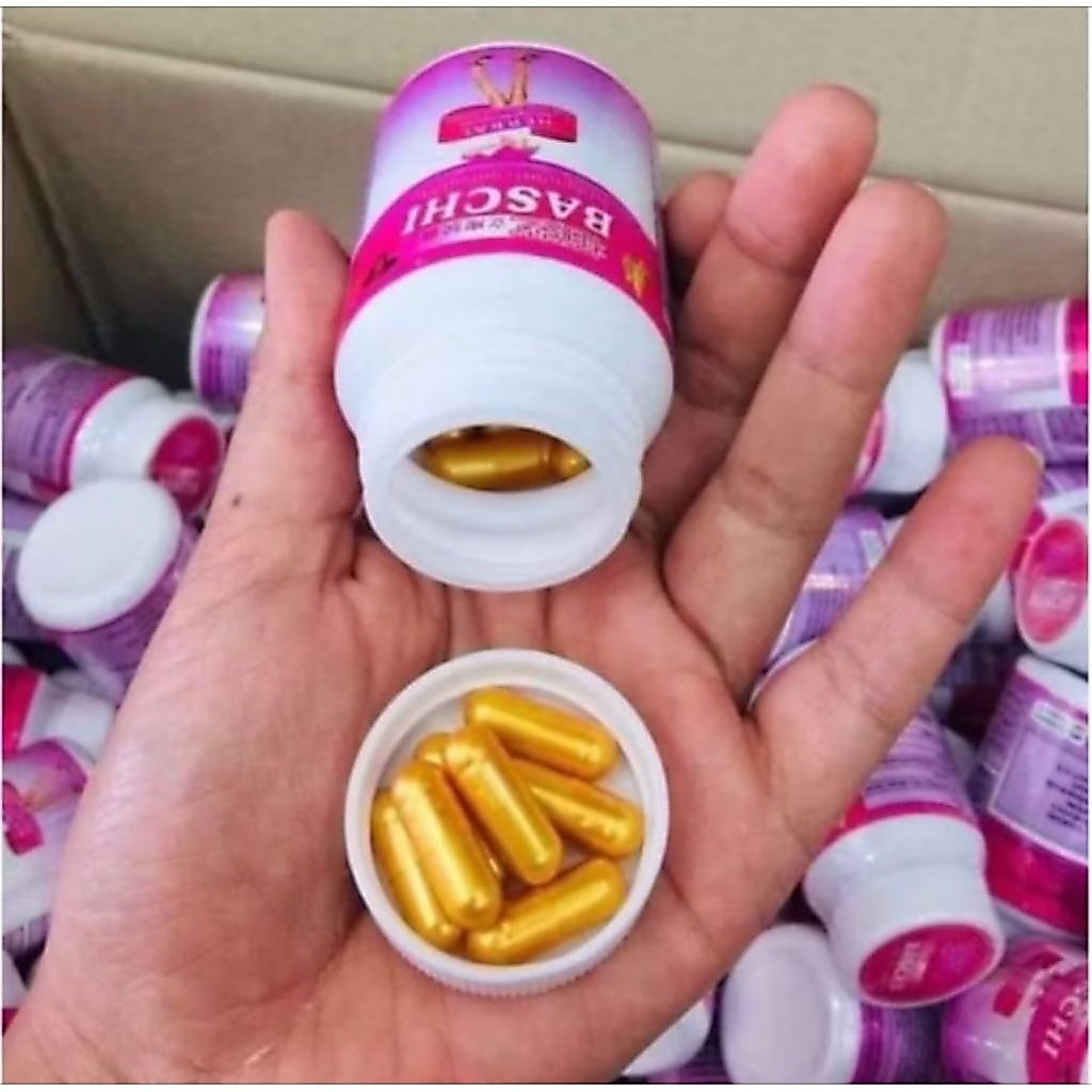 บาชิ เม็ดทอง  บรรจุ 450 mg (ขวดขาวฉลากชมพู)