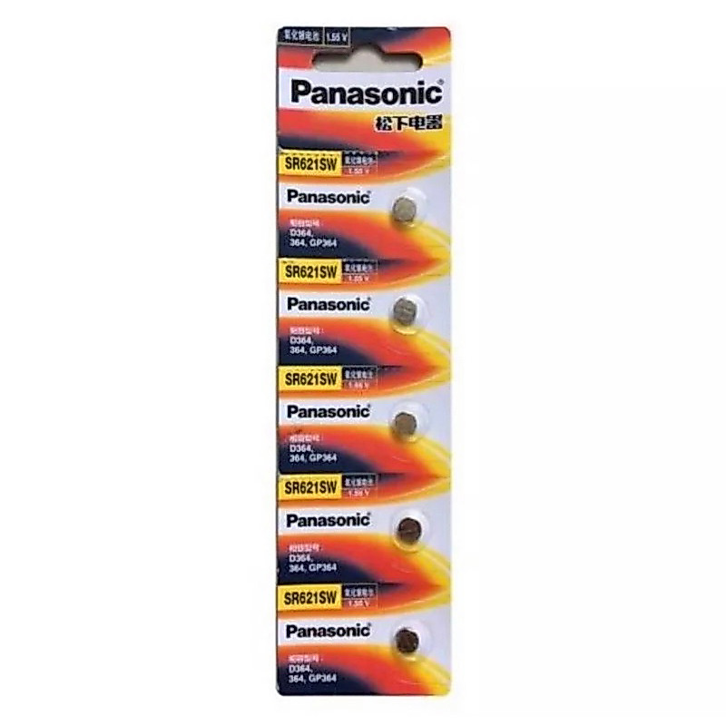ถ่านPanasonic SR621SW/364/D364/GP364 1.55V ของแท้ (แบ่งขาย1ก้อน)