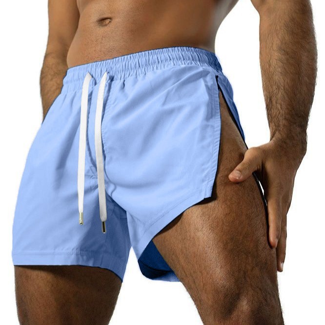 New Casual Sports Pants Summer Ice Silk Quick-Drying Shorts Fitness Running Men Shorts q4QV