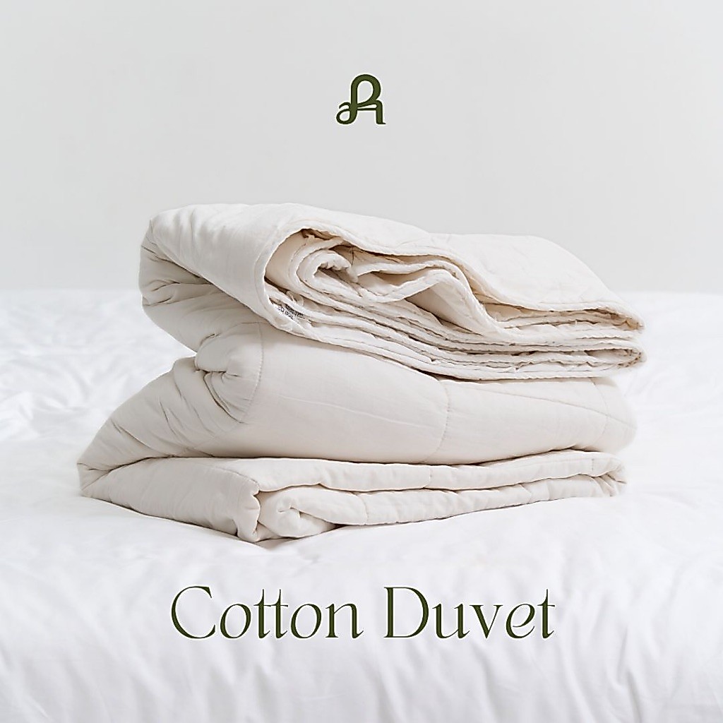 Arestale :: Cotton Duvet  ผ้านวม/ไส้ผ้านวมคอตตอน ห่มสบาย โอบกอดด้วยใยฝ้ายธรรมชาติ 100% ทั้งผ้าหุ้มแล