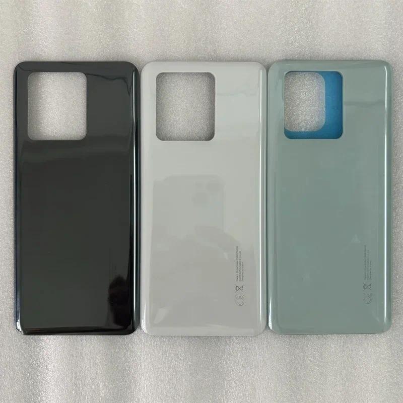สําหรับ Xiaomi 13T 13T Pro ด้านหลังกระจกประตูแผงกรณีเปลี่ยน 2306EPN60G 23078PND5G + เลนส์กล้องแบตเตอรี่ปกหลัง