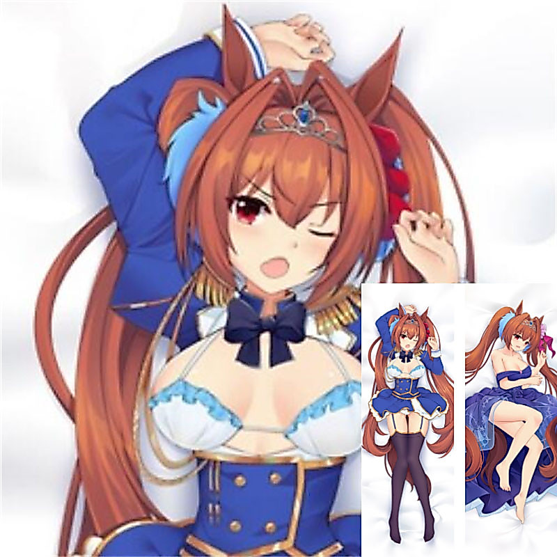 แนะนํา Anime Rice Shower Uma Musume Pretty Derby Dakimakura หมอน Otaku เบาะเท่านั้นปลอกหมอน