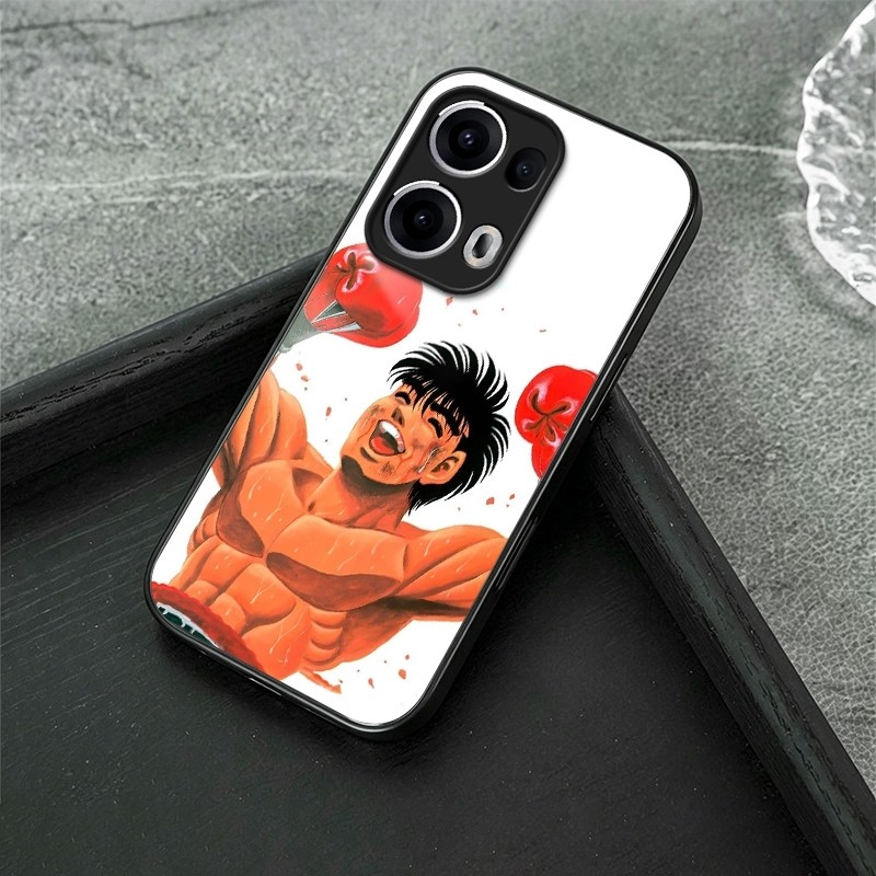 อะนิเมะ Hajime ไม่มี Ippo 8 เคสโทรศัพท์แก้วสําหรับ Oppo A6X A52 A54 A74 4G A79 5G A94 AX7 Reno 11 12