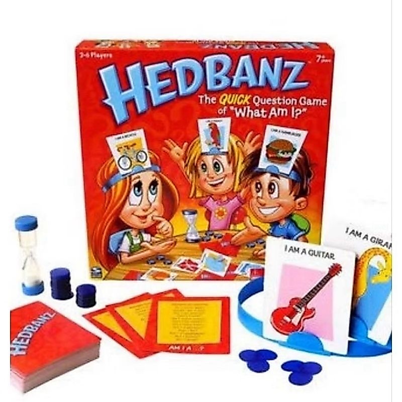 ￼HEDBANZ เกมทาย ฉันคือใคร? Guess Who? เกมใบ้คำปริศนา เกมส์ใบ้คำคาดหัว ของเล่นเสริมพัฒนาการ เกมเสริมทักษะ