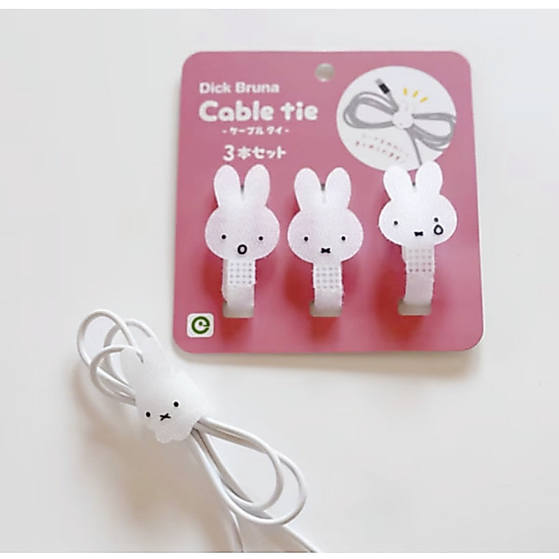 ที่เก็บสายเคเบิลข้อมูลเครื่องมือที่มีประโยชน์สไตล์ใหม่ Rabbit กระต่าย Hook and loop Cable Organizer Cable Tie สายชาร์จ Winder