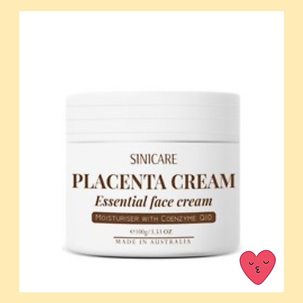 SINICARE Placenta Essential Face Cream 100g – มอยเจอร์ไรเซอร์ให้ความชุ่มชื้นและสมูทติ้งของออสเตรเลีย