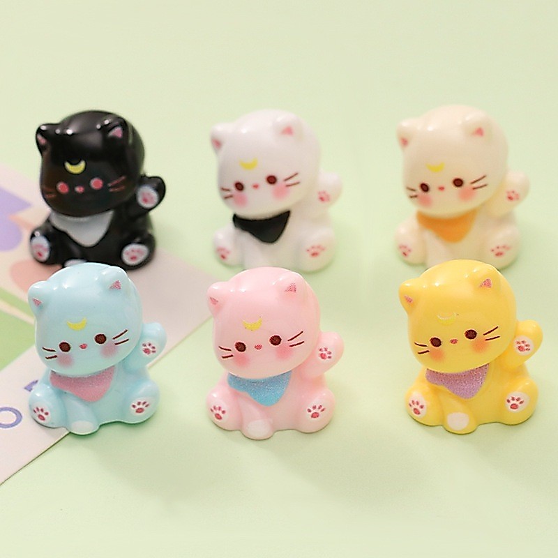 j147แมวดีไอวาย ของจิ๋วของเล่นคละ12ชิ้น (ได้5-6 แบบ)