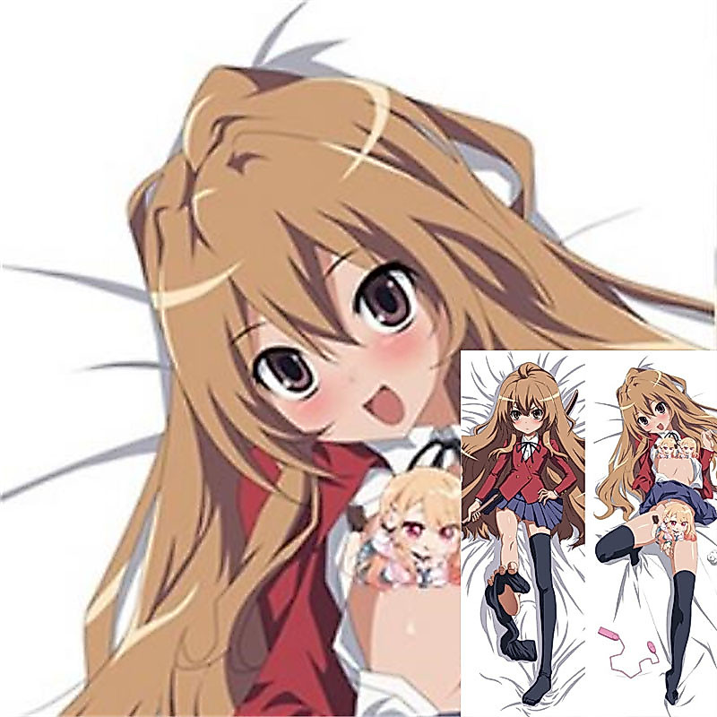 อะนิเมะ Toradora TIGER DRAGONAisaka Taiga Dakimakura หมอนปลอกหมอนโยนเบาะสองด้าน