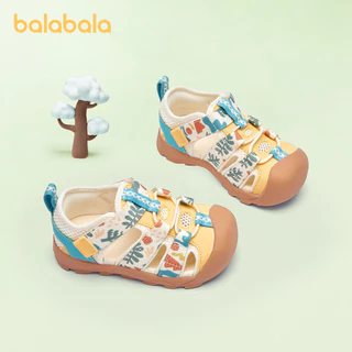 Balabala รองเท้าแตะกีฬาเด็ก ใส่ได้ทั้งเด็กผู้ชายและผู้หญิง แห้งไว กันลื่น น้ำหนักเบา ระบายอากาศ ใส่สบาย เหมาะสำหรับกลางแจ้งและชายหาด รุ่นฮิตขายดี 2026