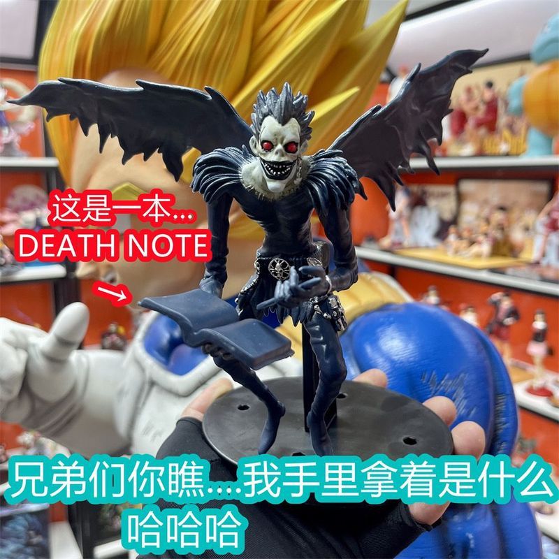 [คลังสินค้าพร้อม] Death Note Rook รุ่นทํามือการ์ตูนหล่อ Death อินเทรนด์เล่น Domineering Death Note ส