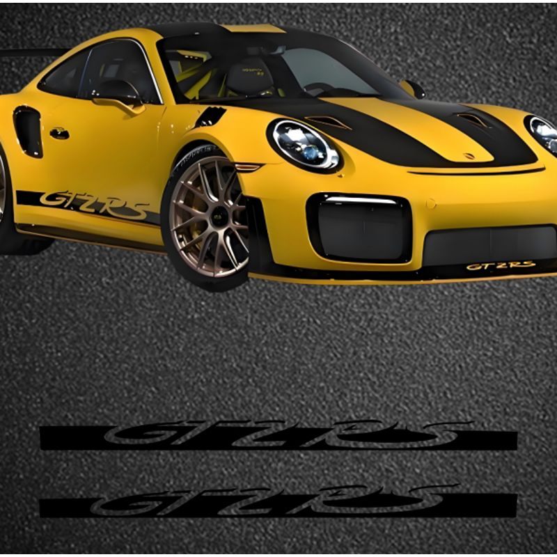 Suitable for PORSCHE stickers, 718 stickers, 911 GT2RS door decals
