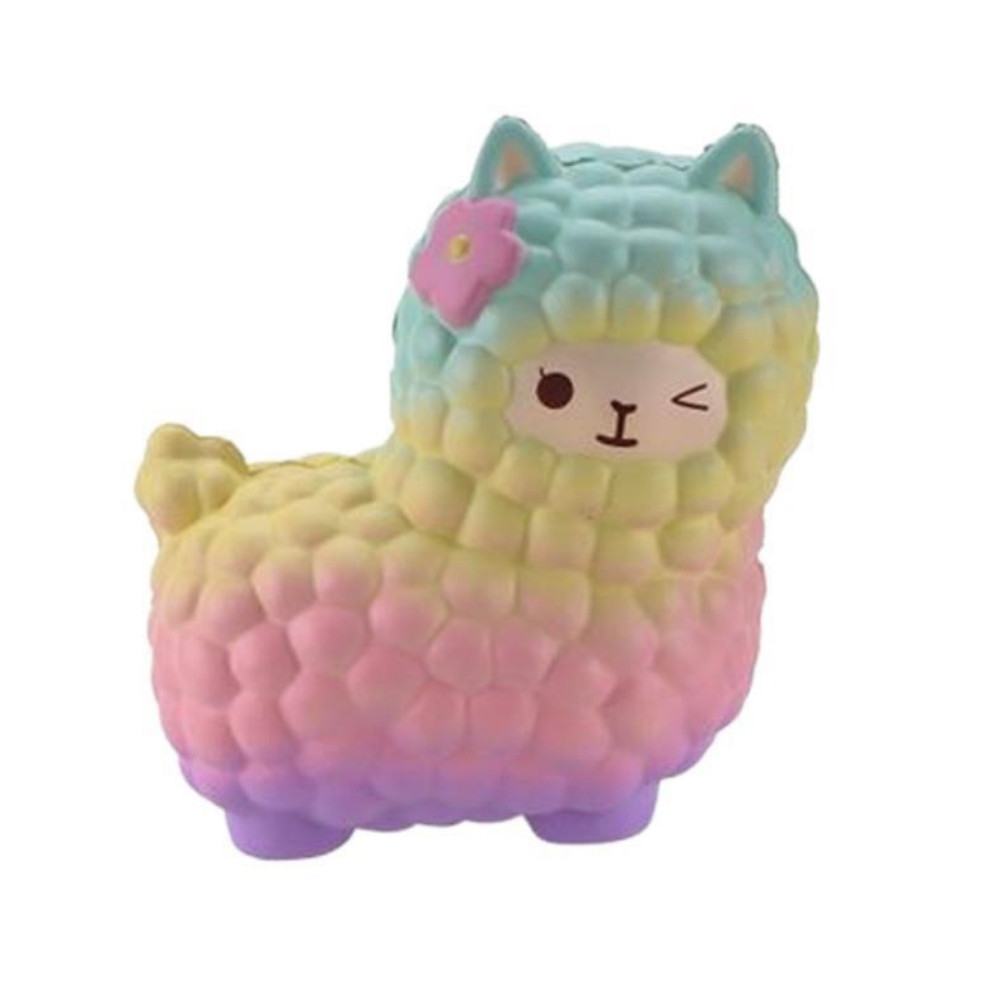 จําลอง Alpaca/Octopus/Fries PU Slow Rising Squishy ของเล่น,เรซิ่นนุ่มความเครียดบรรเทา Fidget, อาหารน่ารัก & ของเล่นบีบอัดรูปสัตว์ [YuuAND]