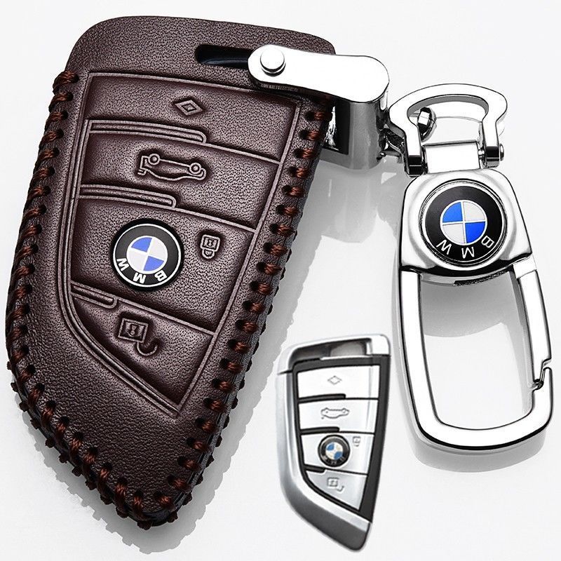 2020 BMW 3 Series Key Case Cover 19 รูปแบบ 3 Series พวงกุญแจหนังแท้เฉพาะ 320iM ชุดกีฬา 320l