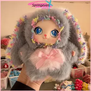 Srenf Charming Bow กระต่ายหูตุ๊กตาพวงกุญแจน่ารักเด็ก Bapa เครื่องประดับ Glory