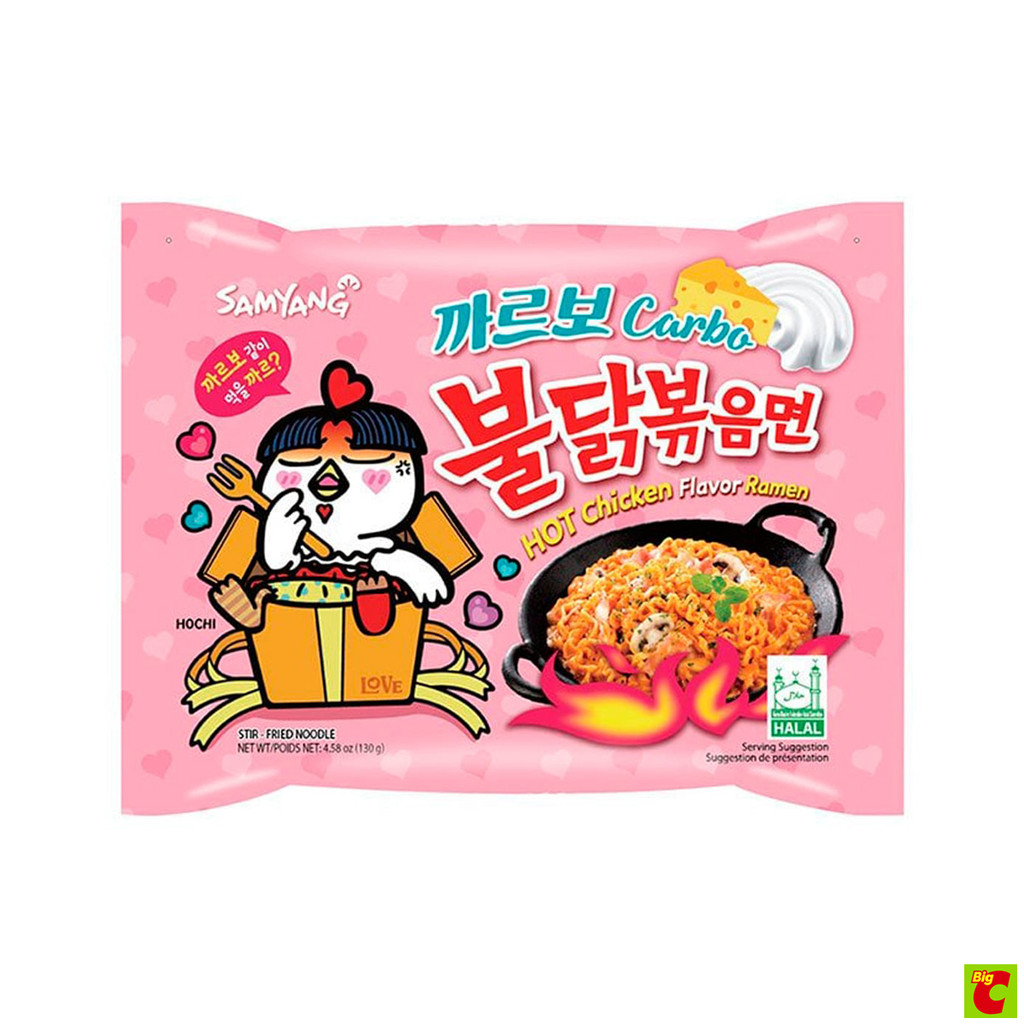 ซัมยัง ราเมงแห้ง รสคาโบฮอตชิกเก้น 130 ก.