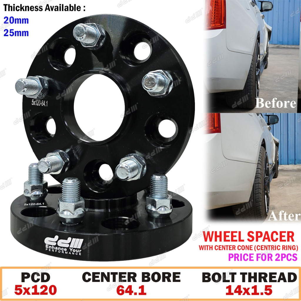 (2 ชิ้น/2Biji) DD 5x120 Hub Centric ล้อ Spacer Honda Civic Type R FK2 FK8 FL5 Civic Type-R