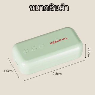 【จัดส่งจากกรุงเทพฯ】ที่ตัดยา ตลับยา ที่ตัดยาเม็ด ที่แบ่งยา 1/2 1/3 1/4 กล่องตัดยา การบดยา ใบมีดคม กล่องใส่ยาแบบพกพา