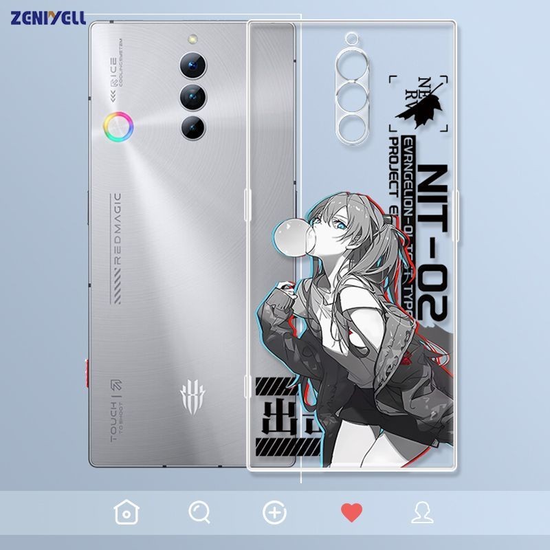 สําหรับ Nubia Red Magic 8 Pro เคสโทรศัพท์ Red Magic 8S Pro ครอบคลุมเต็มรูปแบบกันกระแทก Soft Case EVA Asuka ฝาครอบป้องกัน - รูปที่ 2