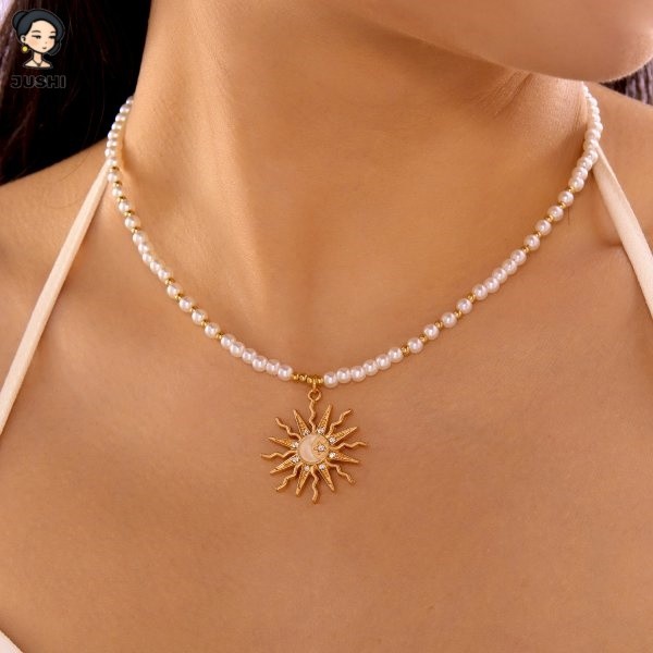 สร้อยคอจี้วินเทจจากเมล็ดมะพร้าวและไม้ สำหรับสไตล์แฟชั่น ของขวัญวันหยุด และงานเฉลิมฉลอง