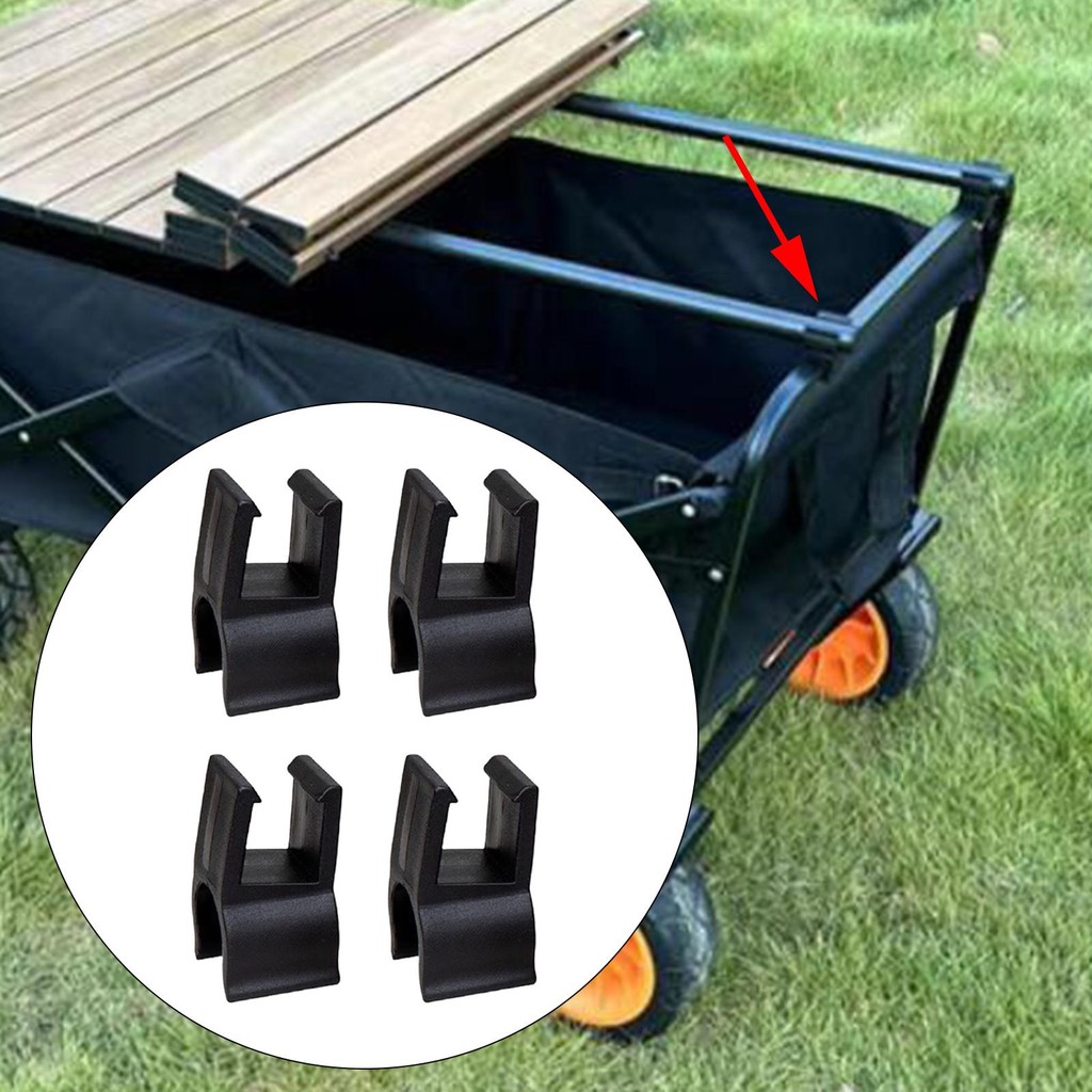 [gkglcd] 4x Camping Cart Card Buckle น้ําหนักเบา Garden Trolley Cart Card Buckle สําหรับ