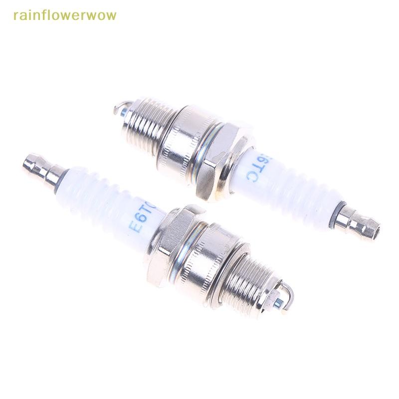 C & B 1/3 ชิ้นยี่ห้อใหม่รถจักรยานยนต์ Spark Plug E6TC สําหรับสกู๊ตเตอร์ Moped Part เปลี่ยนอุปกรณ์เสร