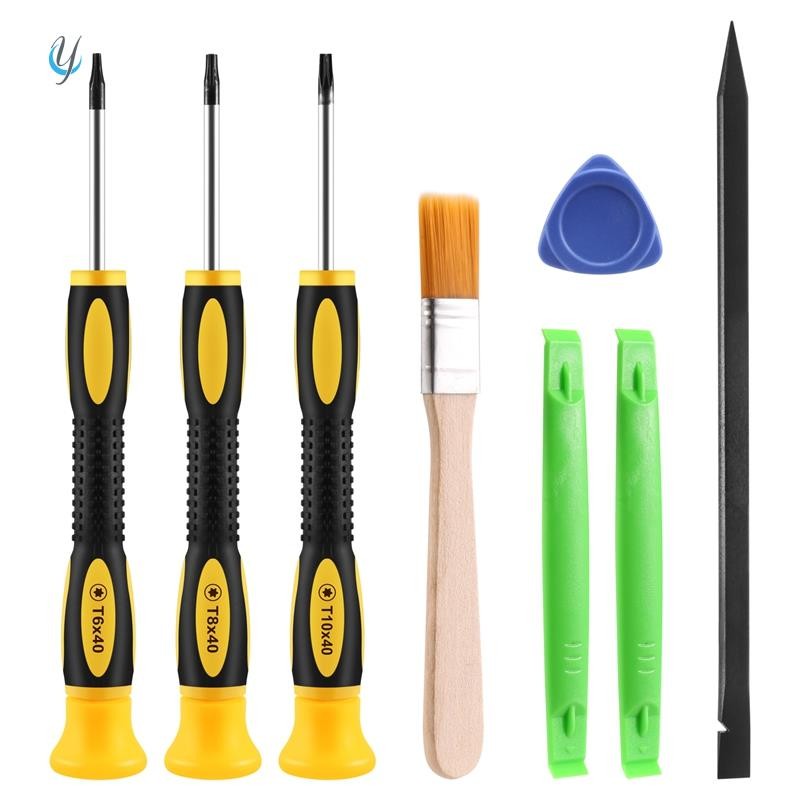 [corey_malan.th]8 ชิ้น/เซ็ต Torx T8 T6 T10 H35 ไขควงเปิดชุดเครื่องมือซ่อมเครื่องมือชุดสกรูไดร์เวอร์ 