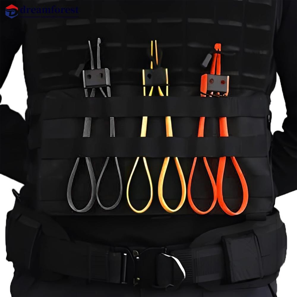 DFS สายเคเบิลผูกสายรัดกุญแจมือตัวแทนเกียร์พลาสติกทิ้งสายผูกคอสเพลย์