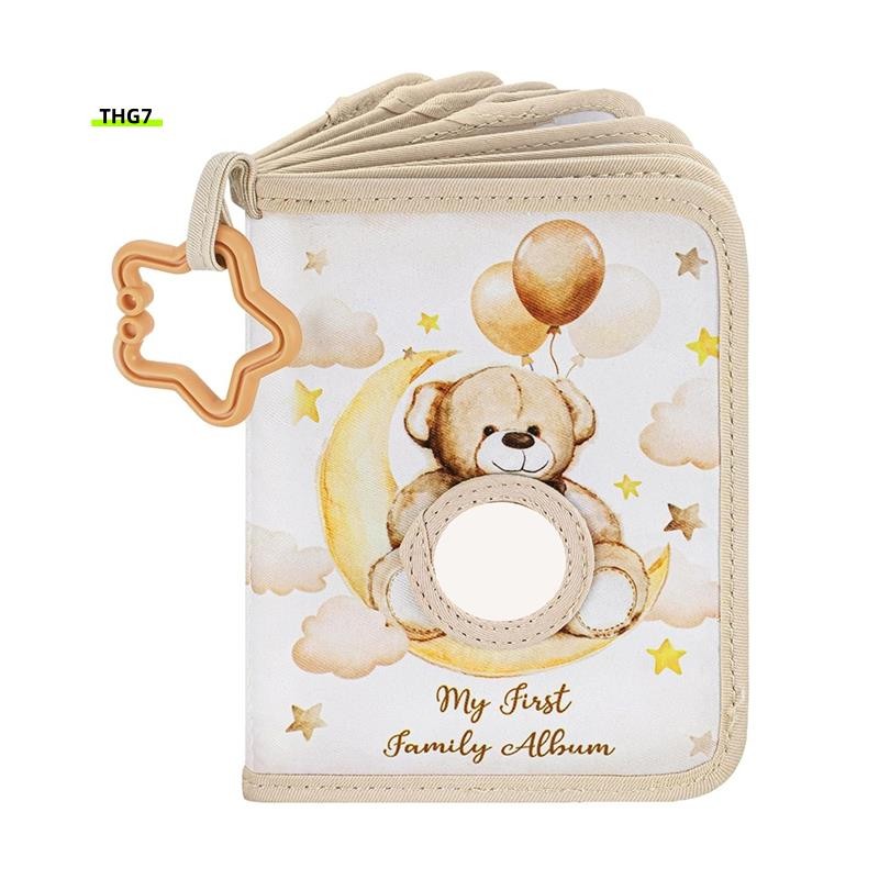 Belinda7Baby Photo Album-Soft Baby Book First Year Baby Photo Book อัลบั้มเด็กถือ 4x6 ในภาพสําหรับ M