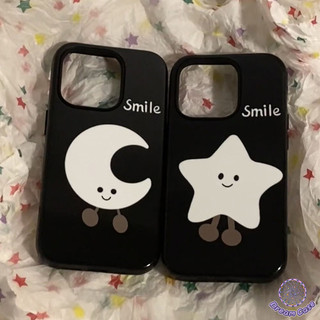 เคสไอโฟน 11 พื้นผิวมันวาวสีขาวดวงดาวเล็ก ๆ สำหรับ IPhone 16 15 13 11 14 12 Pro Max SE 2 3 X 7 15 14 16 8 Plus XR XS Max