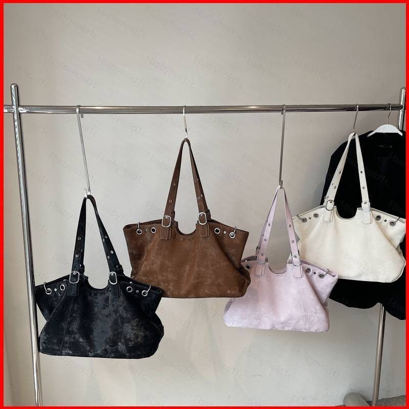 กระเป๋า Tote ไซส์ใหญ่สำหรับผู้หญิง ดีไซน์หรูหรา พกพาสะดวก มีสายคล้องข้อไหล่และสะโพก ทนทาน
