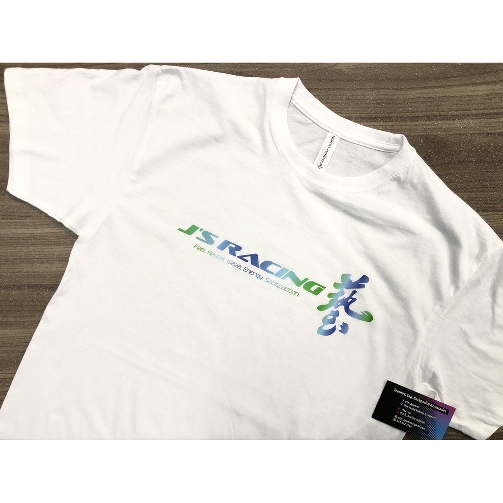 2025 fashion Js Racing West Japan D4 (Rainbow+ White Tshirt)