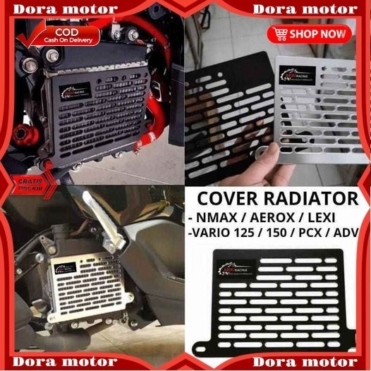 NMAX, AEROX, LEXY RADIATOR COVER ฝาครอบหม้อน้ํา
