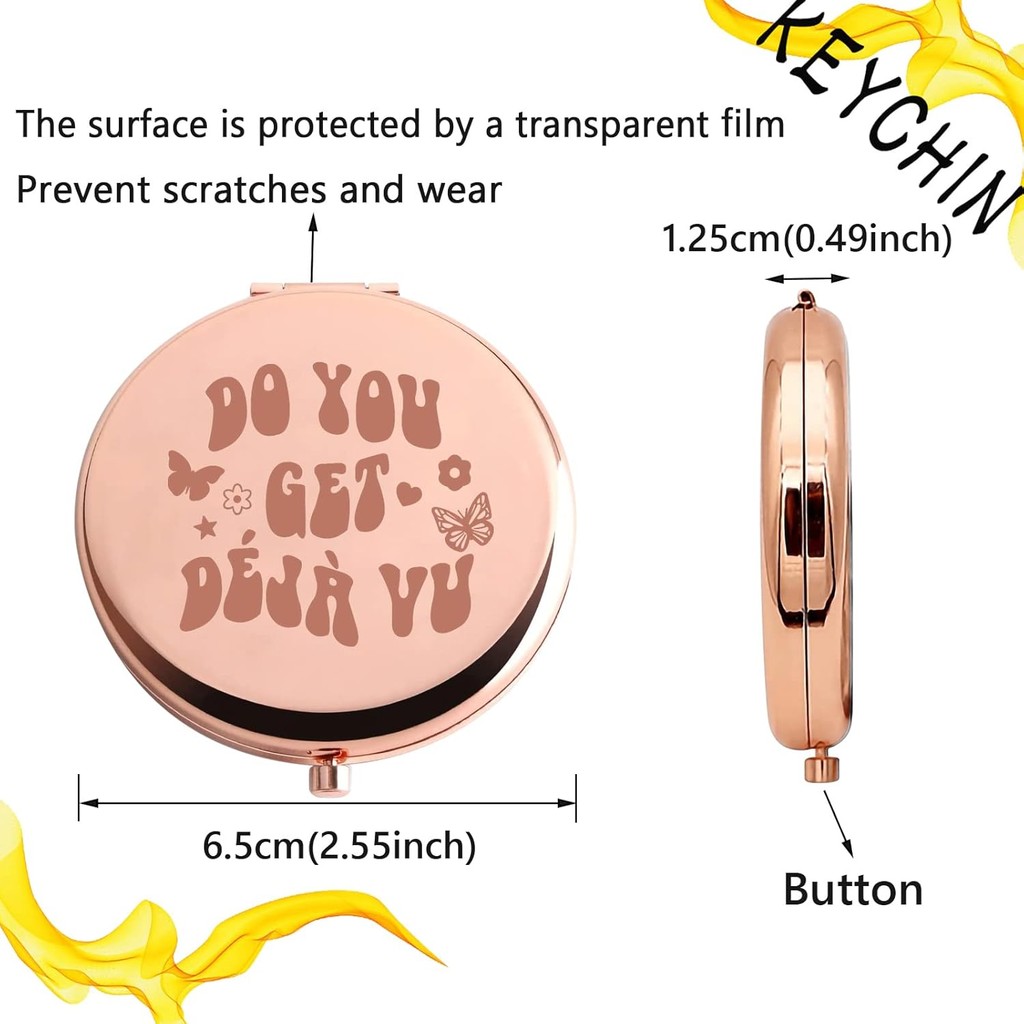 KEYCHIN เพลงอัลบั้มกระจกกระเป๋านักร้องแฟนของขวัญคุณได้รับ Deja Vu เพลงเนื้อเพลงกระจกแต่งหน้าขนาดกะทั