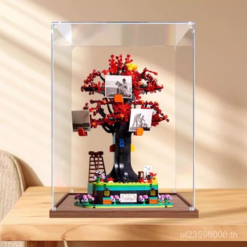 F Family Tree ป้องกันฝุ่นฝาครอบกล่องแสดงกล่องเก็บกล่องอะคริลิค Series 21346 เหมาะสําหรับโปร่งใส IDEA